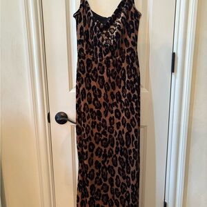 Taylor Leopard Print Maxi Dress